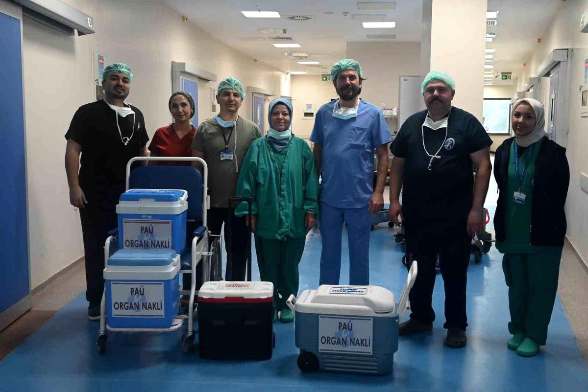 Denizli'de 2 organ bağışı 7 hastaya umut oldu