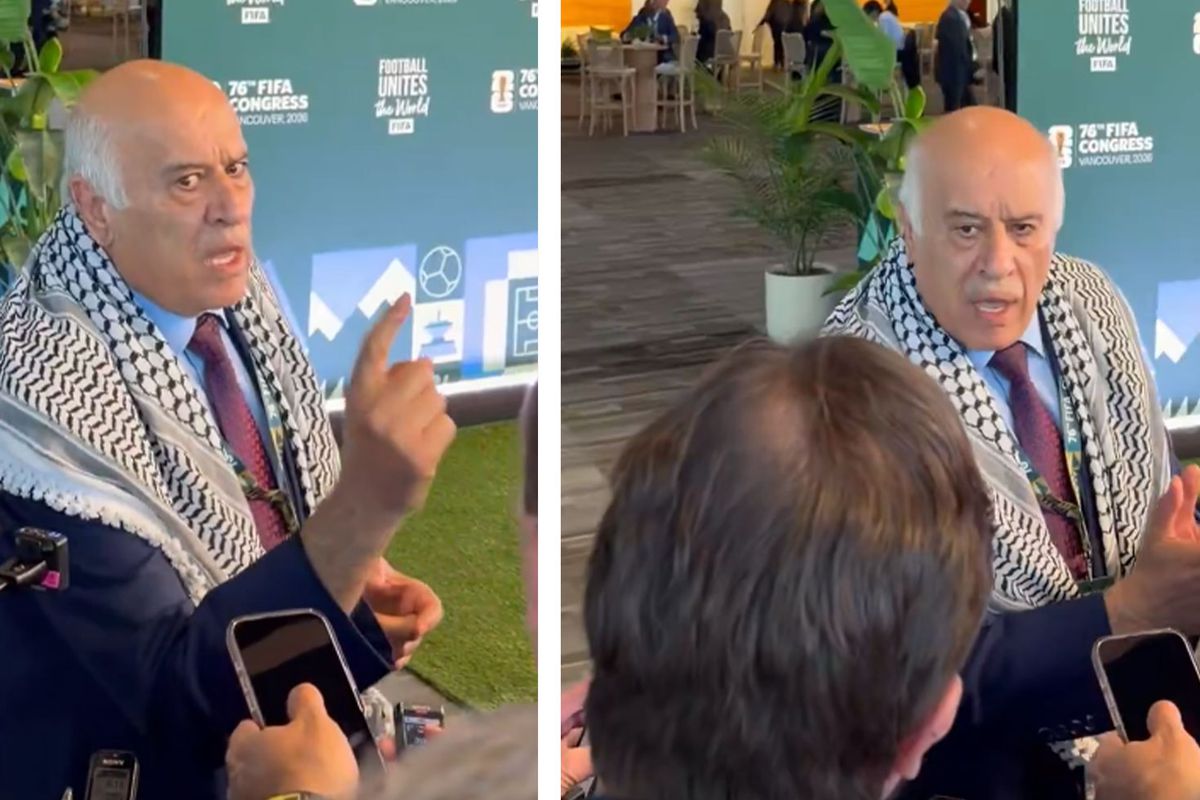 Filistin Futbol Federasyonu Başkanı'ndan FIFA'ya tarihi ders! Olay sonrası ateş püskürdü