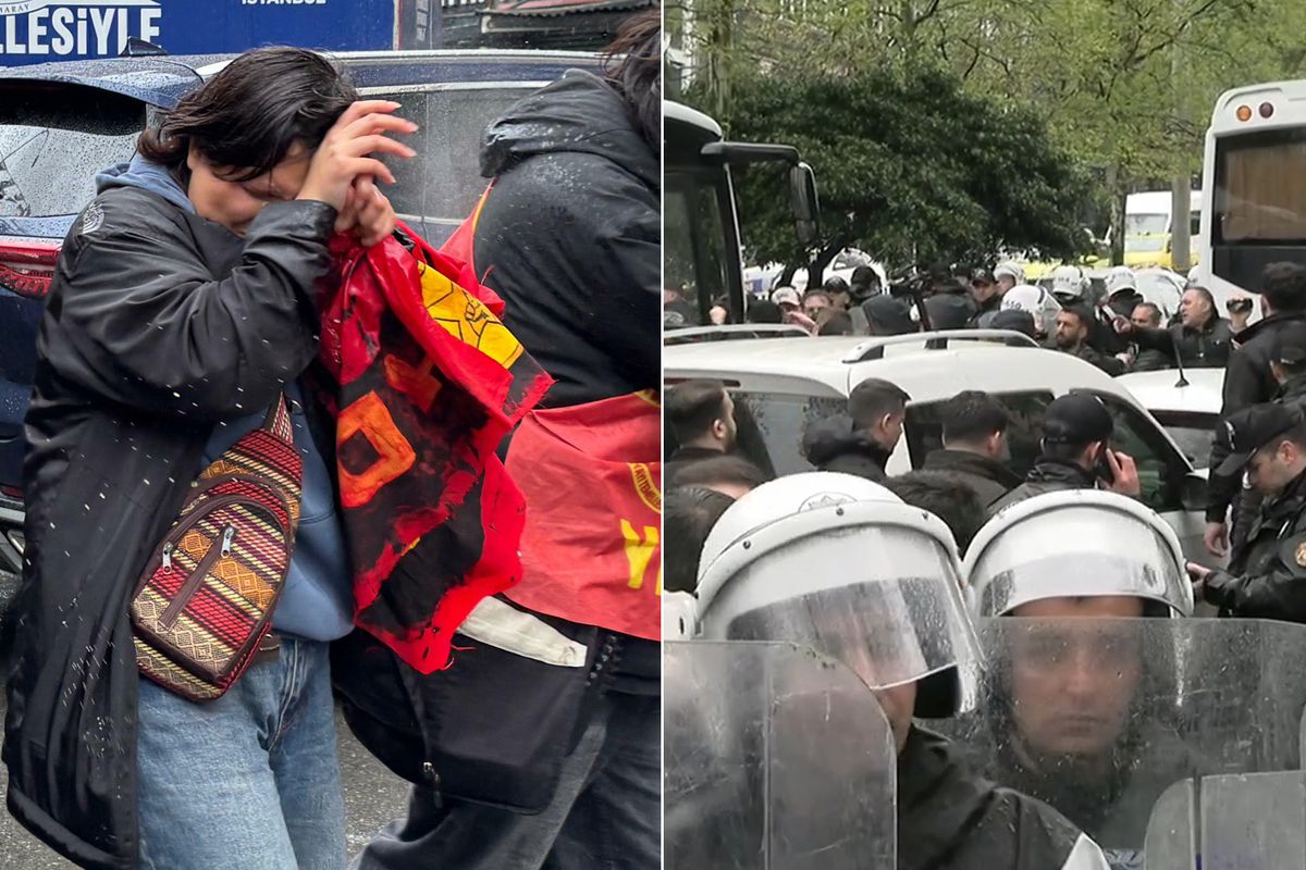 İstanbul'da izinsiz gösteri yapan 350 kişi gözaltına alındı