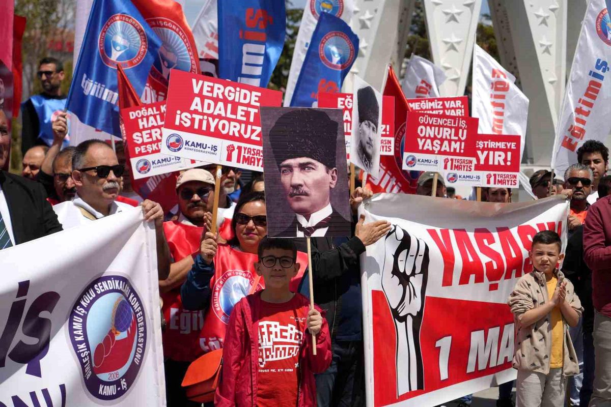 Niğde'de 1 Mayıs Emek ve Dayanışma Günü coşkuyla kutlandı