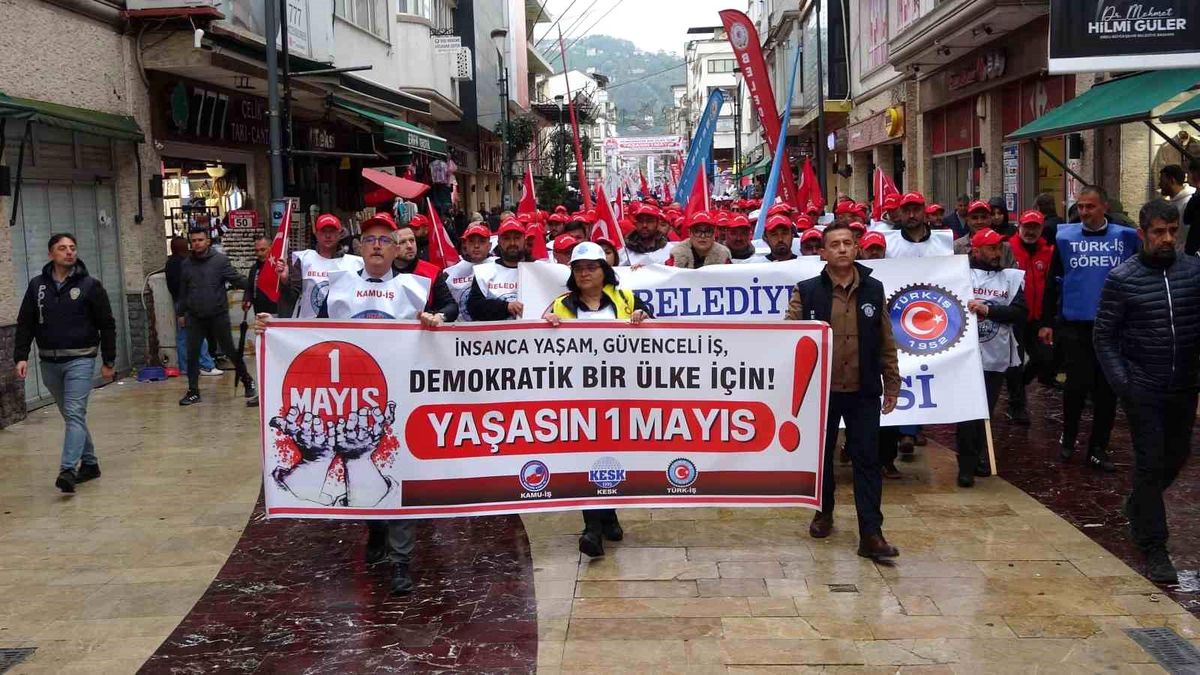 Ordu'da 1 Mayıs etkinliği