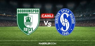 Bodrumspor Sarıyer CANLI nereden izlenir? Bodrumspor Sarıyer maçı hangi kanalda, nereden izlenir?