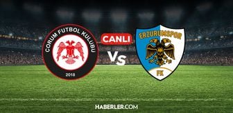 Çorum FK Erzurumspor CANLI nereden izlenir? Çorum FK Erzurumspor maçı hangi kanalda, nereden izlenir?