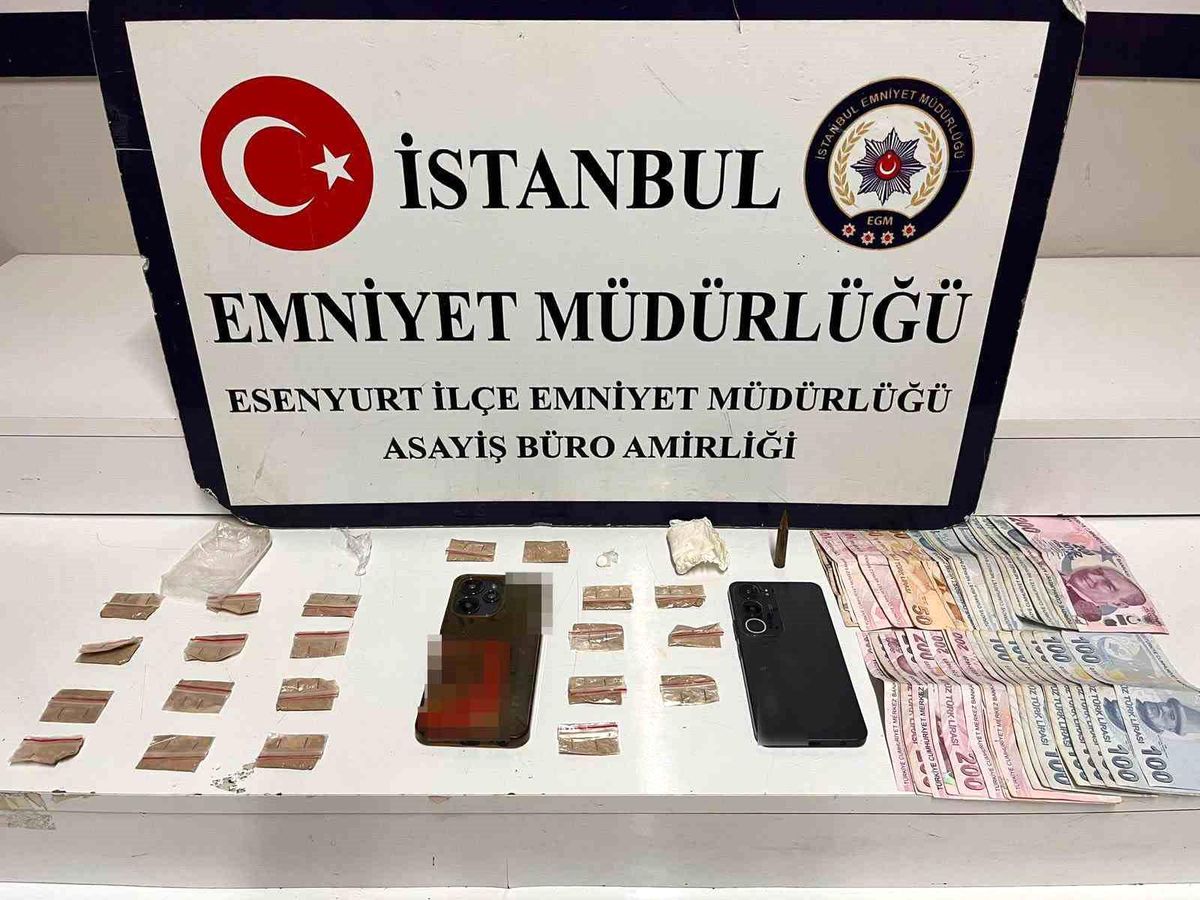 Esenyurt'ta, boş binada uyuşturucu ticareti yapan şahıslar yakalandı