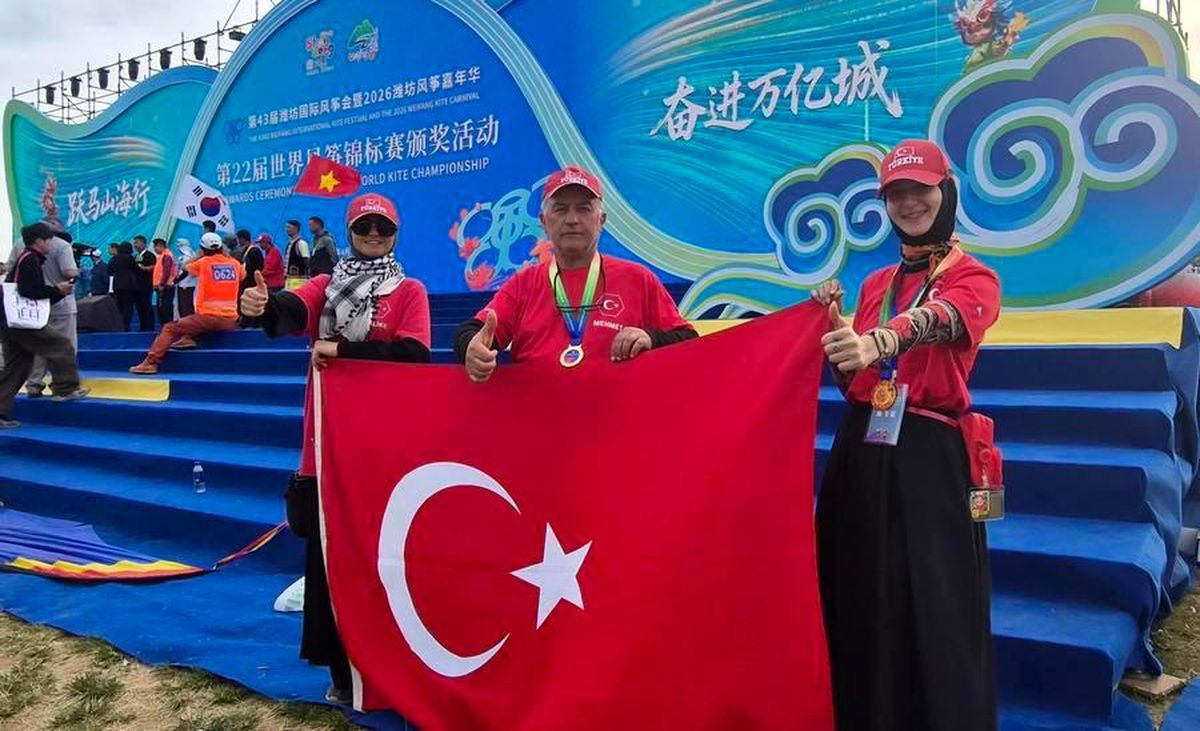 Gökyüzünde Çin-Türkiye Dostluğu: Türk Uçurtma Takımı Çin'den Başarıyla Döndü