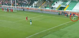 Iğdır FK'da Güray Vural, Amedspor'a kornerden gol attı
