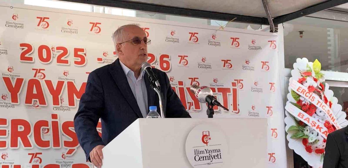 İlim Yayma Cemiyeti Erciş Şubesi'nin yeni hizmet binası törenle açıldı