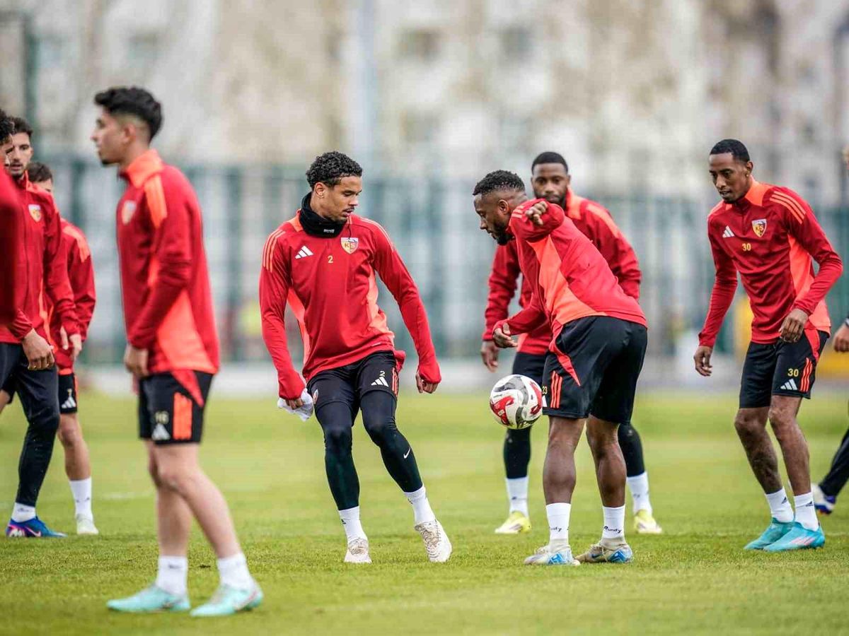 Kayserispor, Eyüpspor maçı hazırlıklarını tamamladı