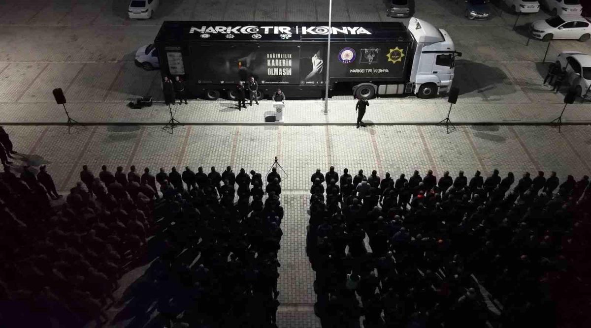 Konya'da zehir tacirlerine operasyon: 32 kişi tutuklandı