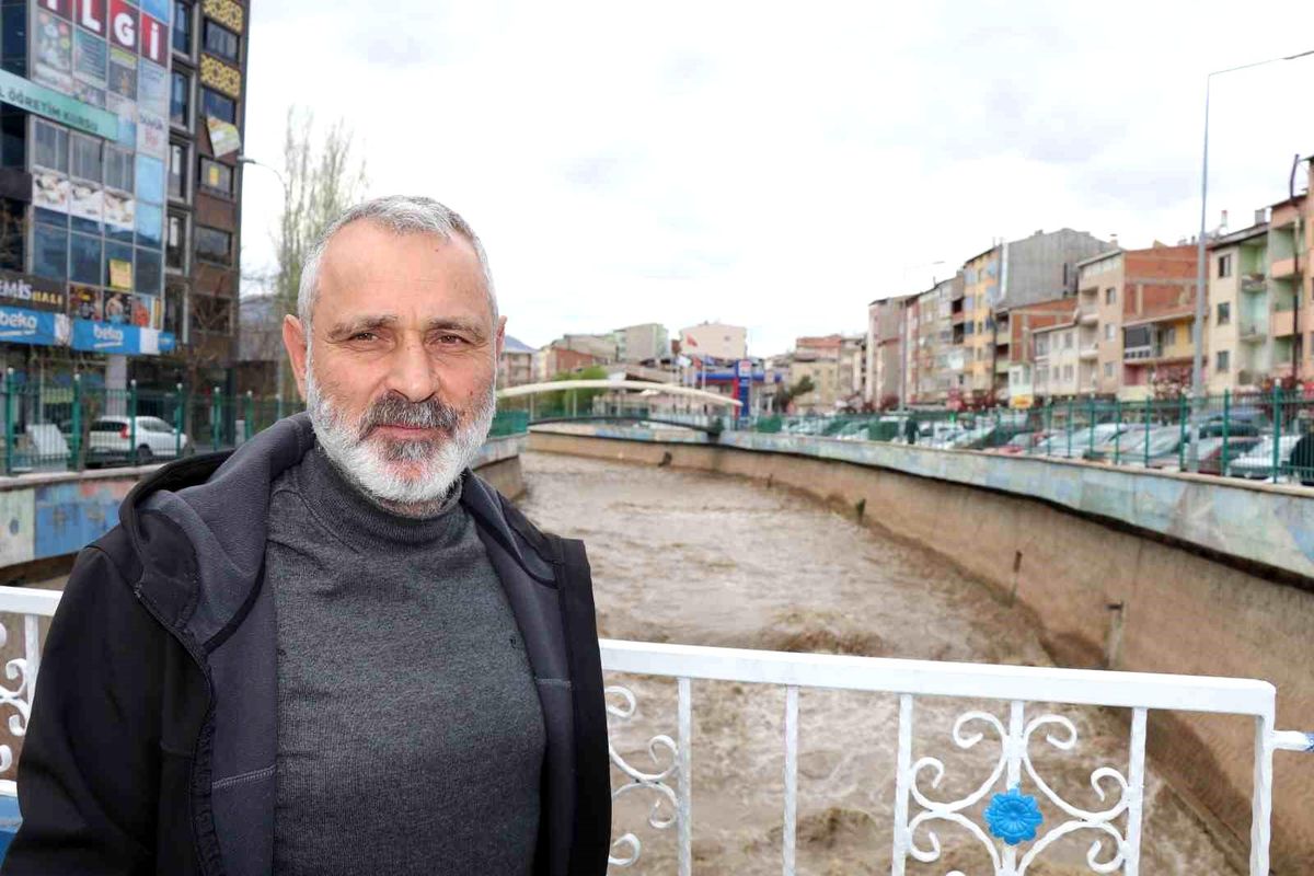 Oltu çayı debisi yükseliyor