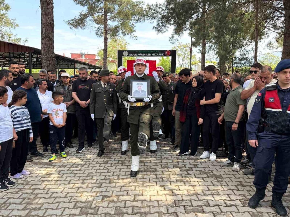 Osmaniye'de kanserden vefat eden astsubay için cenaze töreni düzenlendi
