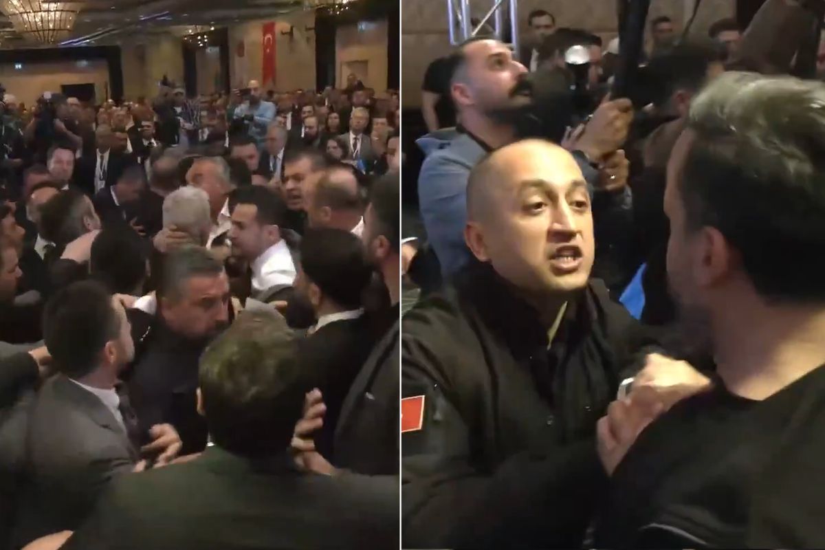 Türkiye Belediyeler Birliği seçiminde İmamoğlu'nun mesajı okunurken kavga çıktı