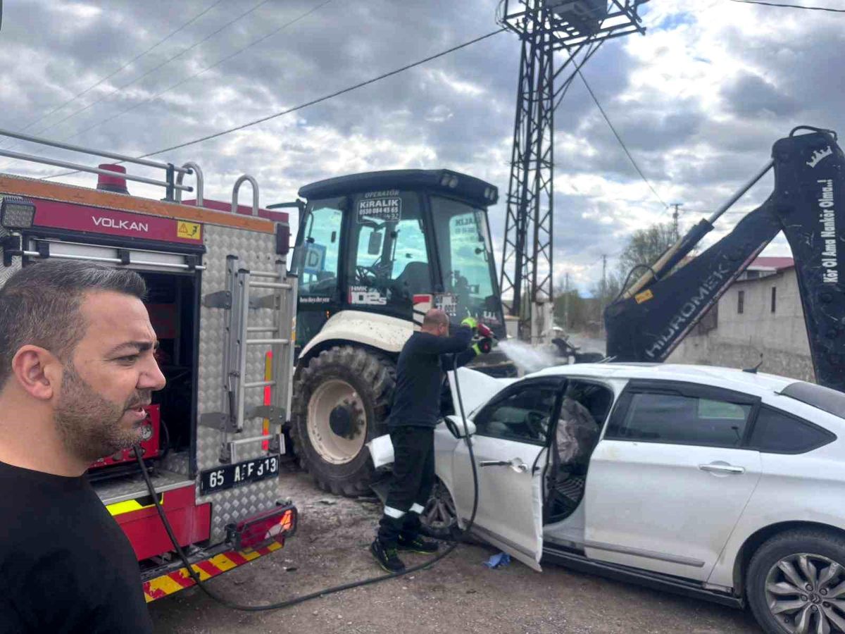 Van'da trafik kazası: 1 yaralı