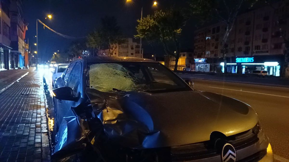 Bursa'da yayaya çarpıp kaçan alkollü sürücü polis tarafından yakalandı