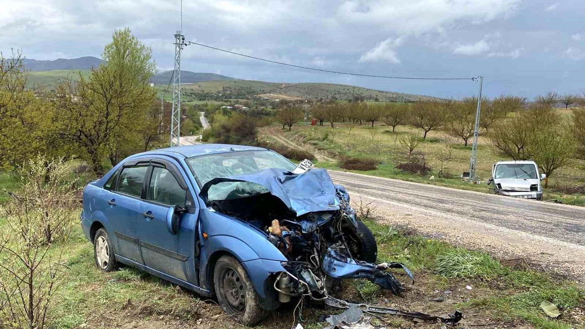 Elazığ'da ki kazada 1 kişi hayatını kaybetti
