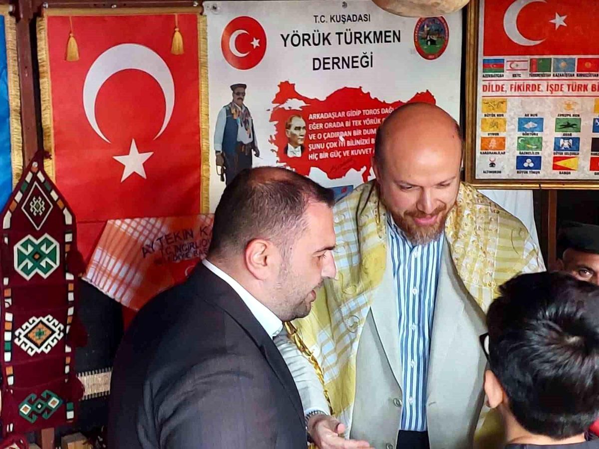 "Fenerbahçe taraftarı Bilal Erdoğan'a Aydın'da madalyalı sarı kanarya sürprizi