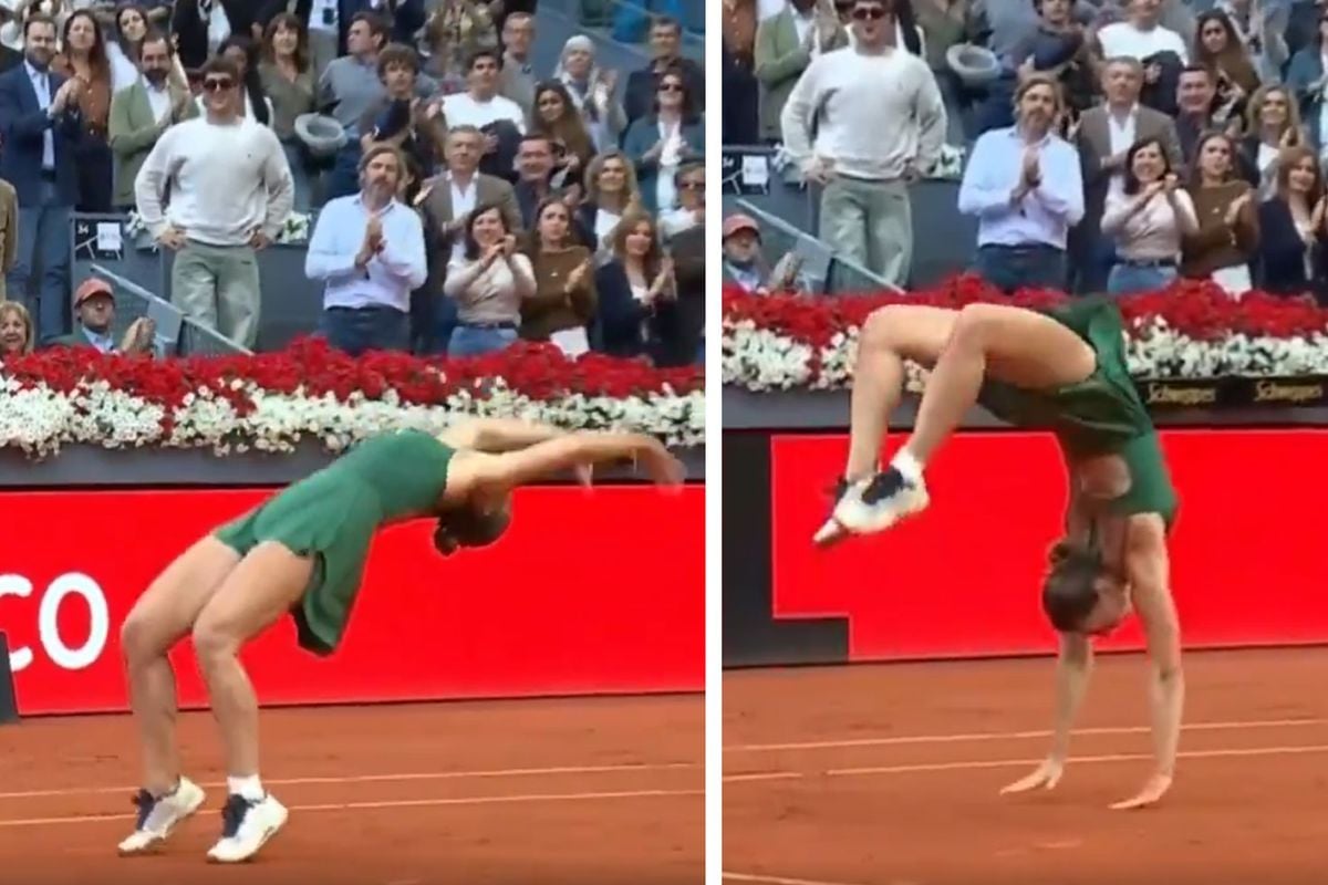 Madrid Açık'ta şampiyon olan Marta Kostyuk zaferini takla atarak kutladı