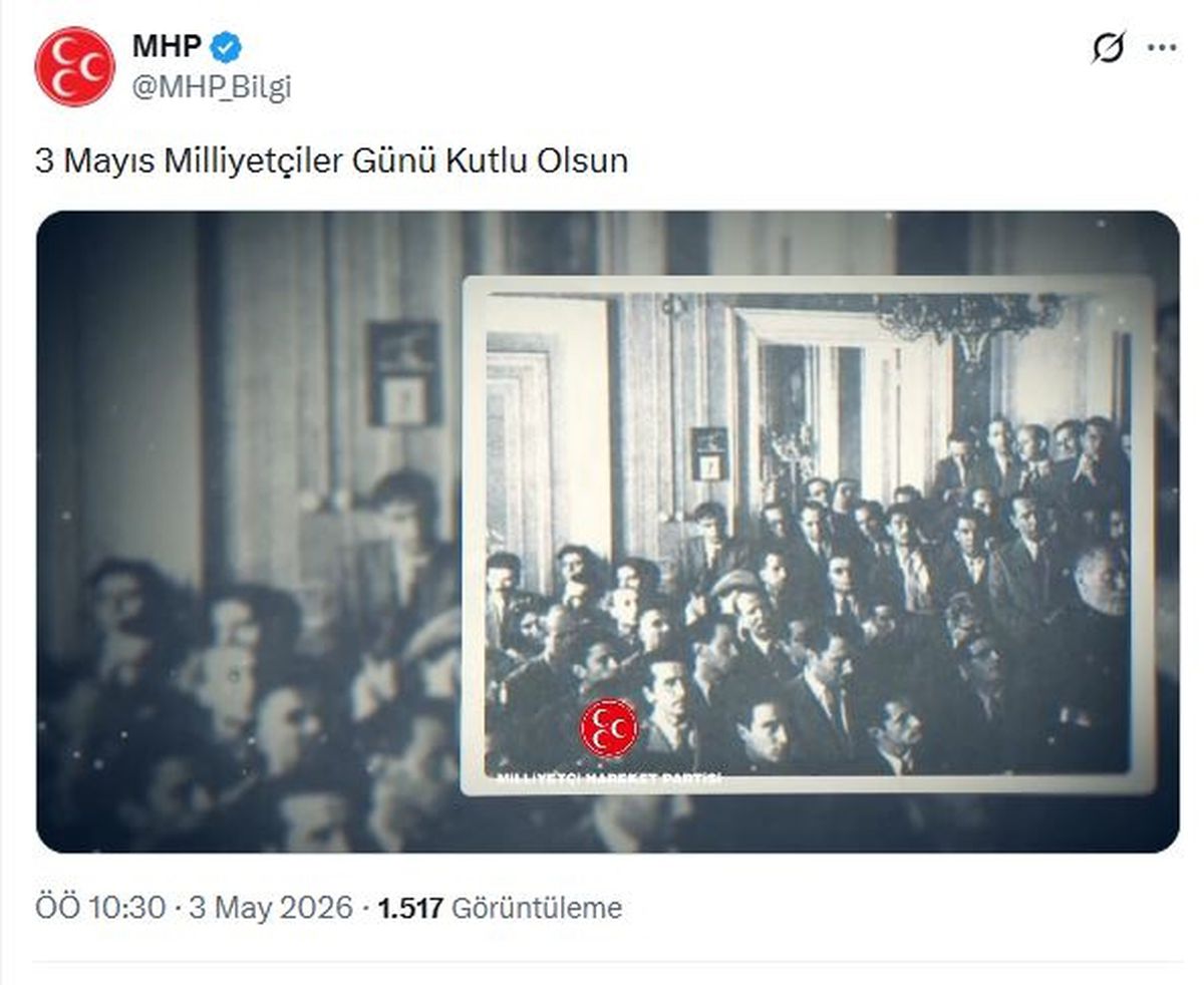 MHP'den 3 Mayıs Milliyetçiler Günü'ne Özel Klip