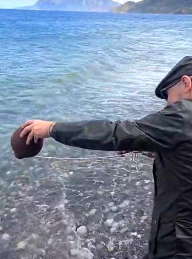 Testilerle taşınan Akdeniz suyu Ege’ye döküldü
