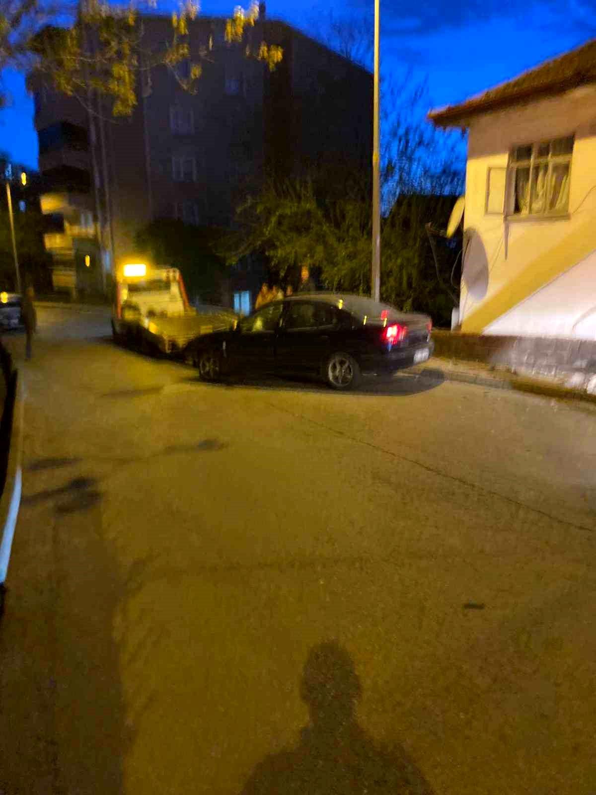 Zonguldak'ta trafik kazası kamerada: 2 yaralı