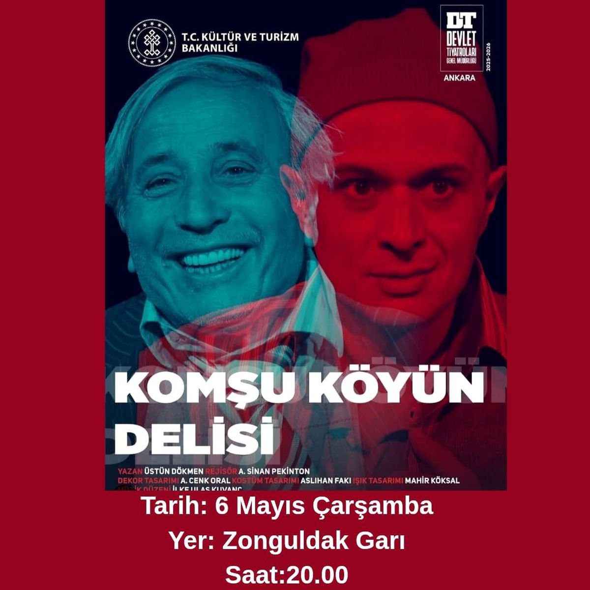 Devlet Tiyatroları Zonguldak Garı'nda sahne alacak