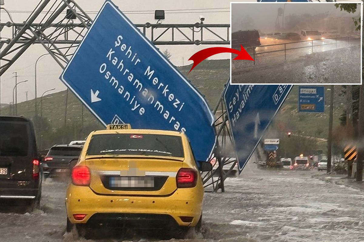 Gaziantep'i 'süper hücre' vurdu! 23 kişi yaralandı, okullar tatil edildi