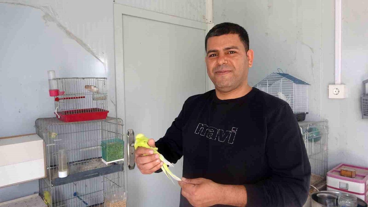 Doğadan yakaladığı kuşla başlayan merakını 30 yıldır sürdürüyor