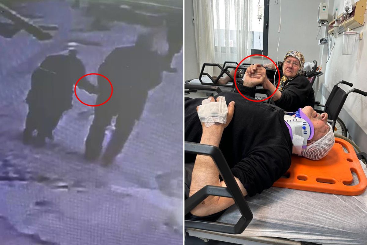 Hastanede bile birbirlerinin ellerini bırakmadılar
