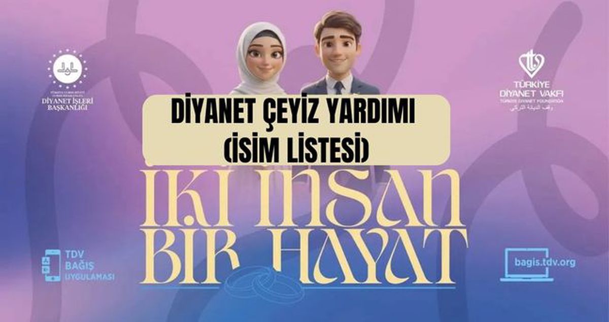 İki İnsan Bir Hayat Proje SONUÇLARI (TAM İSİM LİSTESİ) Diyanet 500 bin TL destek başvurusu sonuçları açıkl...
