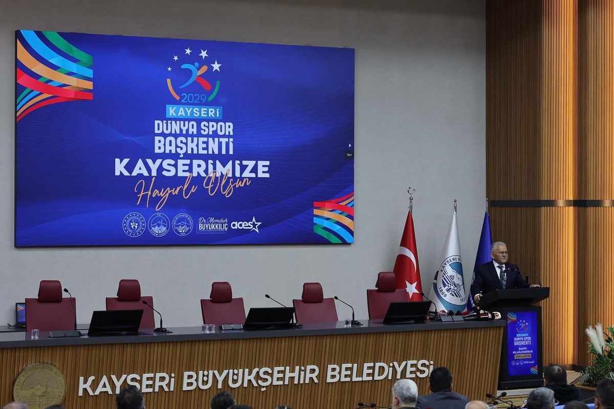 Kayseri 2029 Dünya Spor Başkenti ilan edildi