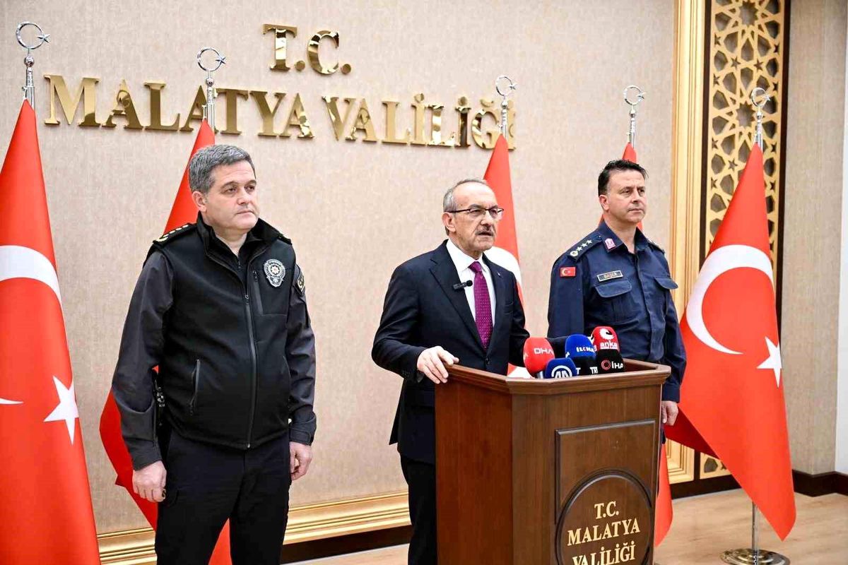 Malatya Valisi Yavuz, 4 aylık asayiş verilerini açıkladı