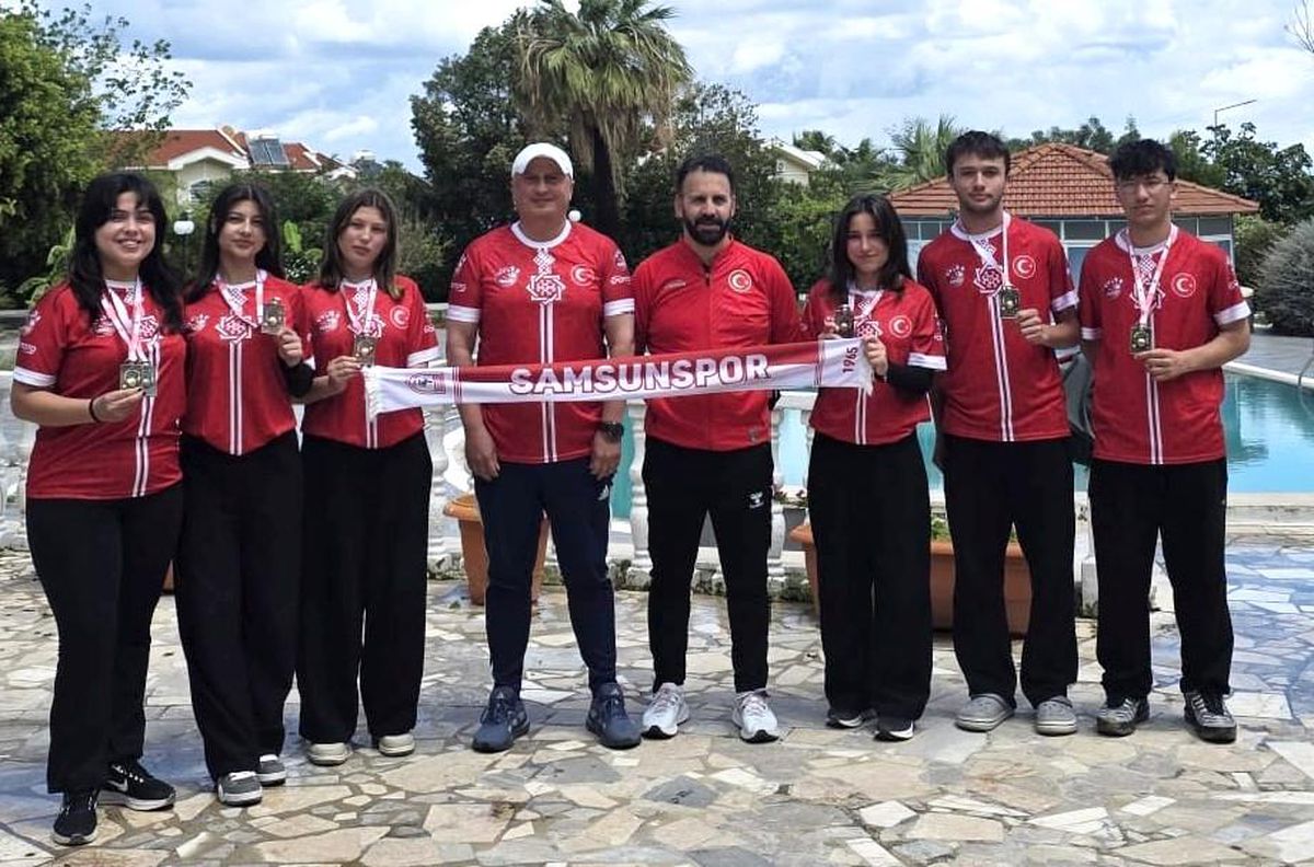 Samsunspor Çim Topu Takımı uluslararası arenada göz doldurdu
