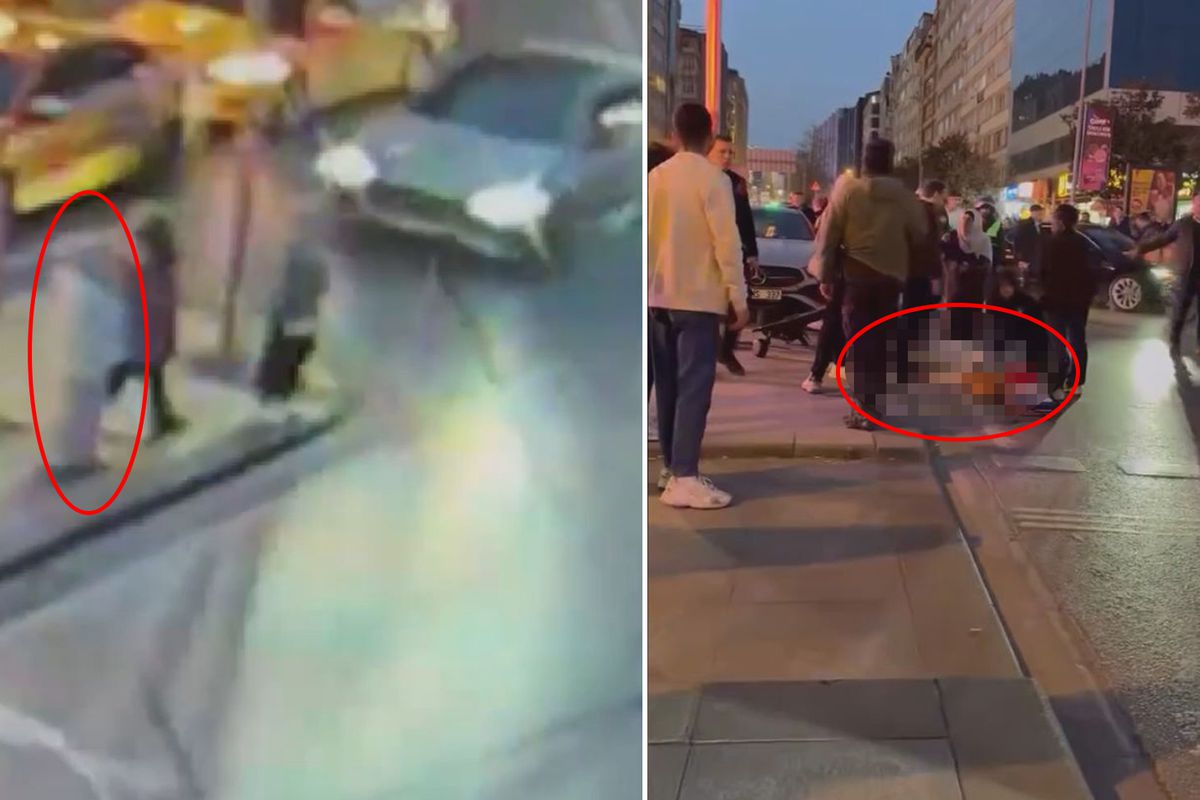 Şişli'de Mısırlı turistin hayatını kaybettiği kaza kamerada