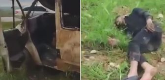 Süper hücre felaketi! Araç sürücüsüyle birlikte hortuma kapıldı
