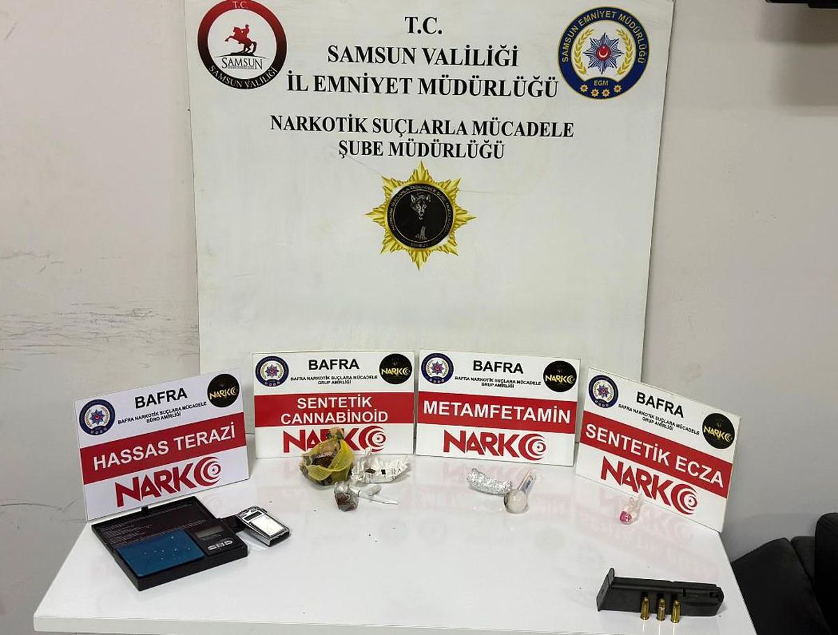 Bafra'da uyuşturucu operasyonu: 2 kişi tutuklandı