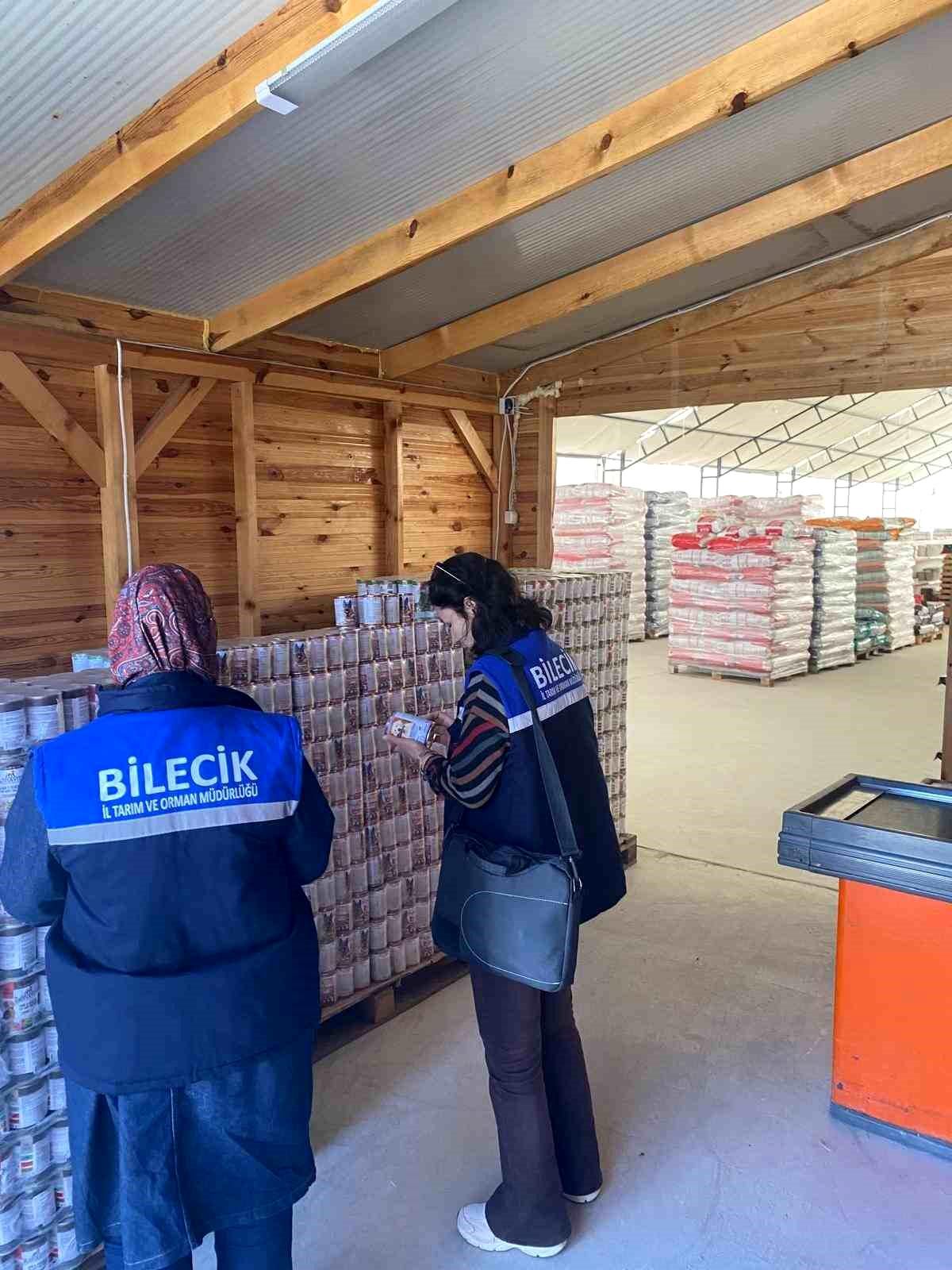 Bilecik'te yem ve gıda güvenliği için eş zamanlı denetim