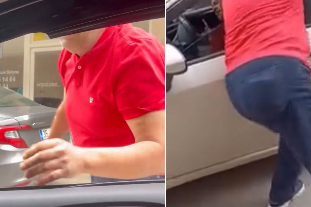 Otoparkta dehşet anları