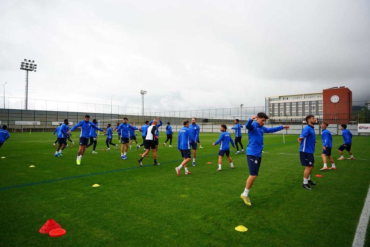 Çaykur Rizespor, ikas Eyüpspor maçı hazırlıklarını sürdürdü