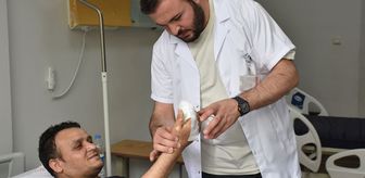 Enfeksiyon kapan parmağı kasığına dikilerek kesilmekten kurtarıldı