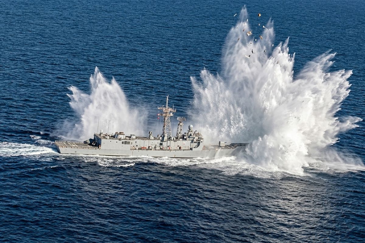 İran ''Vurduk'' dediği ABD savaş gemisinin görüntülerini yayınladı