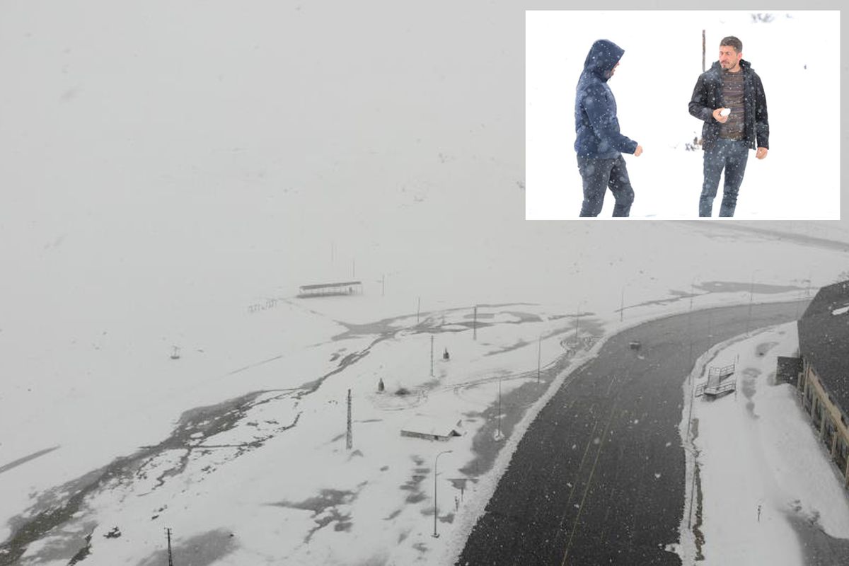 Kahramanmaraş'ta mayısta kar sürprizi