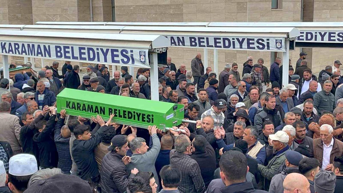 Karaman'da kazada hayatını kaybeden elektrikli bisiklet sürücüsü toprağa verildi