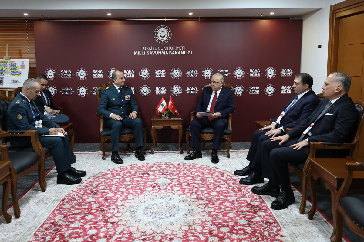 Milli Savunma Bakanı Yaşar Güler, Lübnan Silahlı Kuvvetler Komutanı Korgeneral Haykal ile görüştü