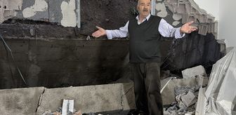 Nevşehir'de istinat duvarı çöktü! 10 daire tahliye edildi