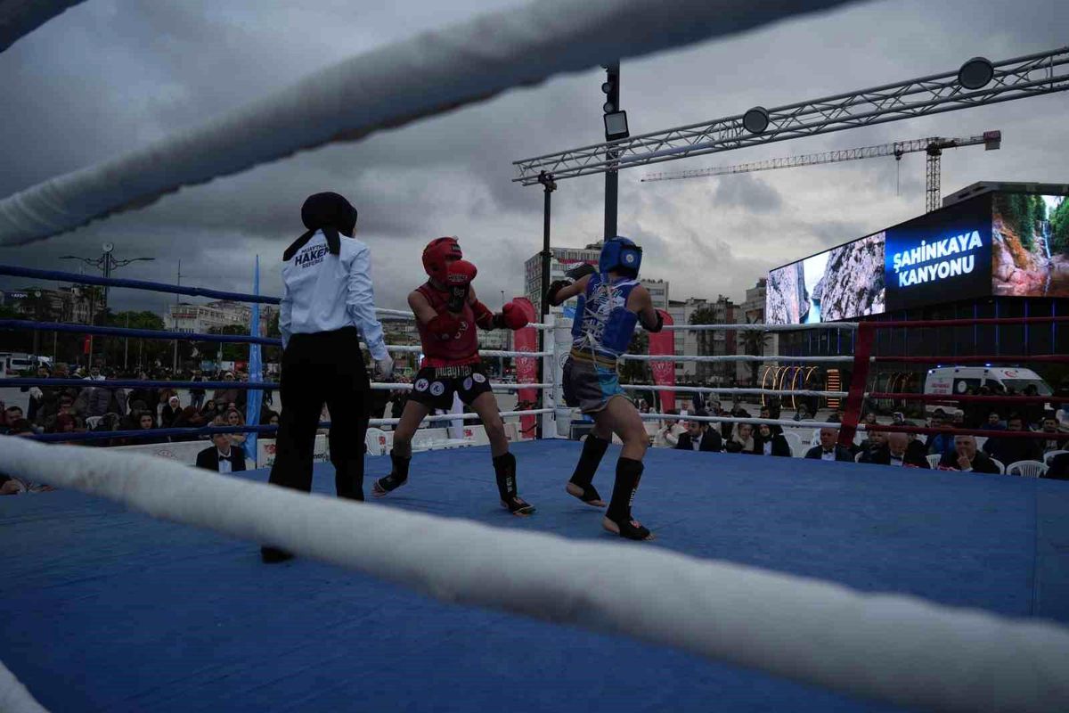 Samsun'da muay thai heyecanı