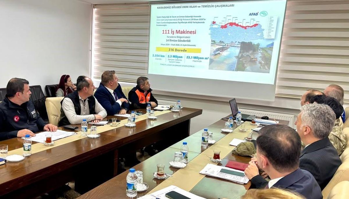 Sinop'ta afetlere karşı hazırlık toplantısı