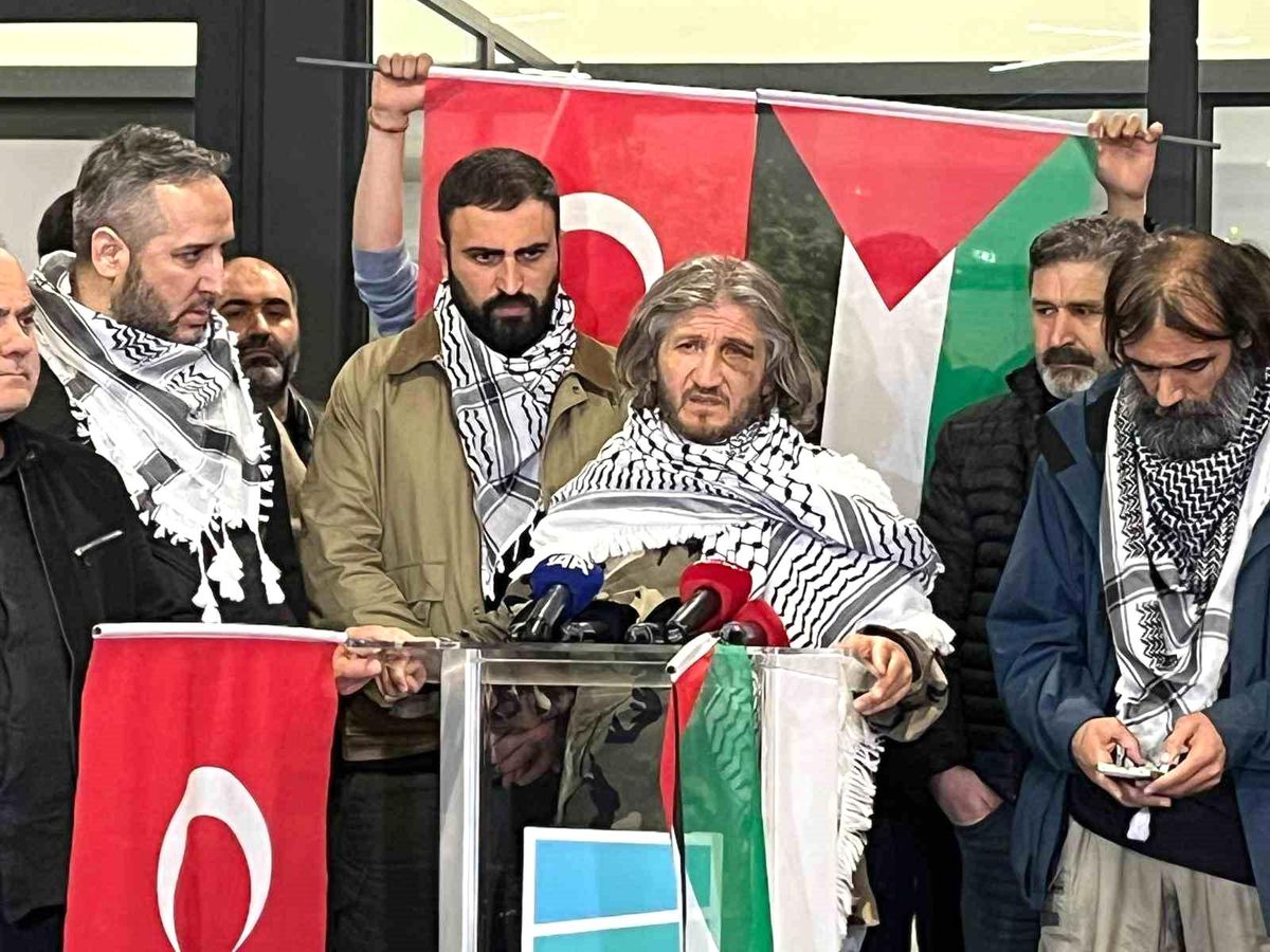 Sumud Filosu aktivisti Hüseyin Oral, İstanbul'a geldi