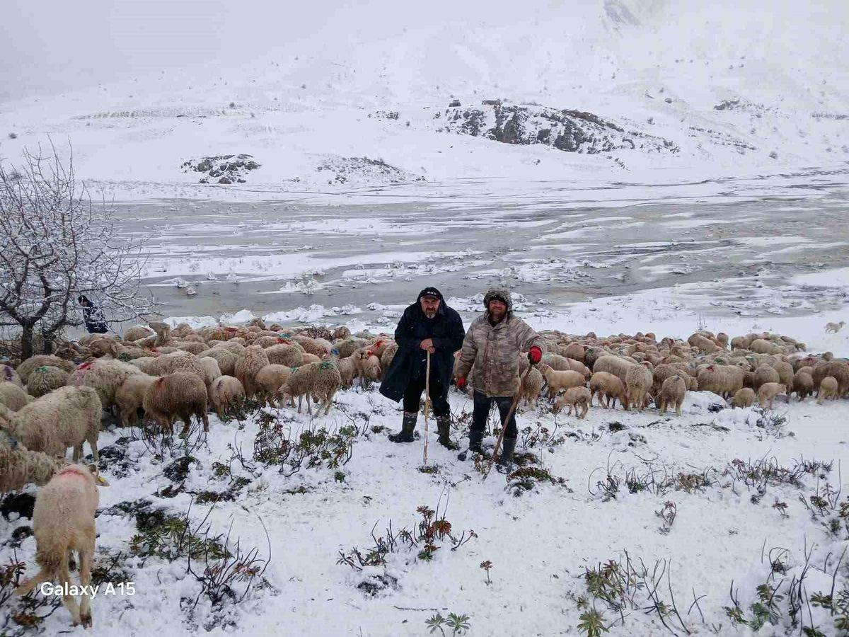 Isparta’da Çobanlar ve 650 Hayvan Mahsur Kaldı