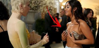 Türk Modacı 'Heykelimsi' üstsüz elbisesi ile Met Gala’ya damga vurdu