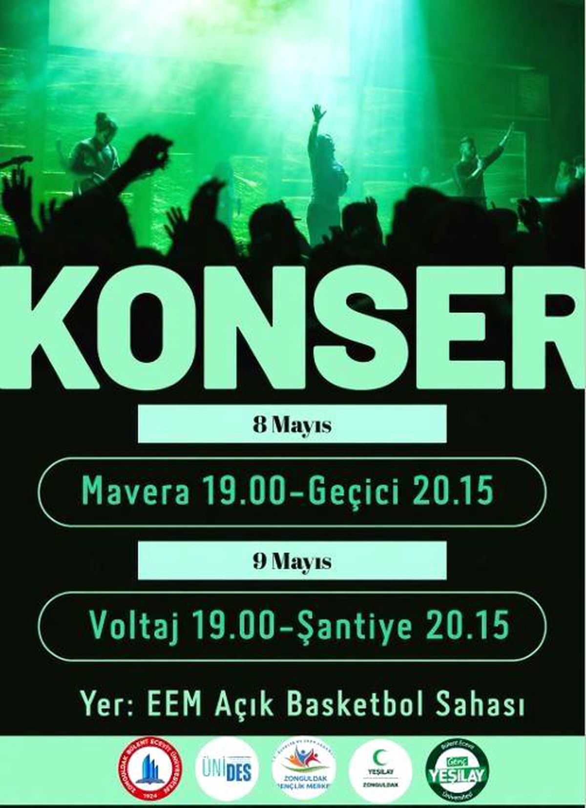 Zonguldak'ta "Yeşilfest" coşkusu ve konser heyecanı başlıyor